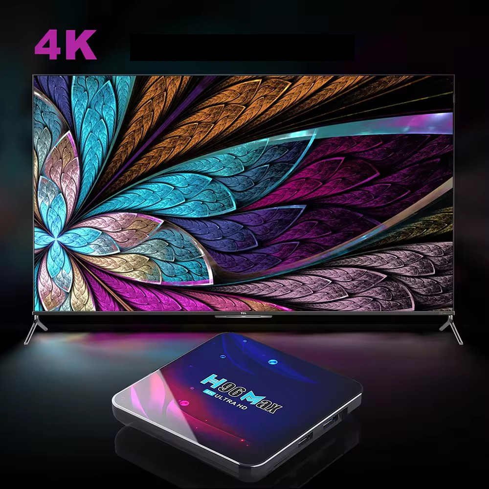 SMART BOX TV 4K 16 GB 2 GB RAM ANDROID 11 WiFi BLUETOOTH ODTWARZACZ Kod producenta H96MAX