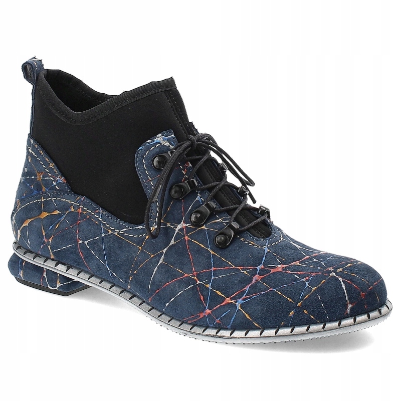 Tmavě modré Kotníkové Boty Simen Stylová dámská obuv