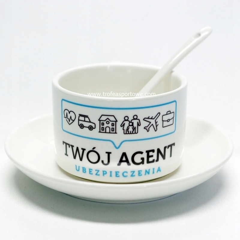 Filiżanka DO FIRMY kawiarni z WŁASNYM nadrukiem Liczba filiżanek 1