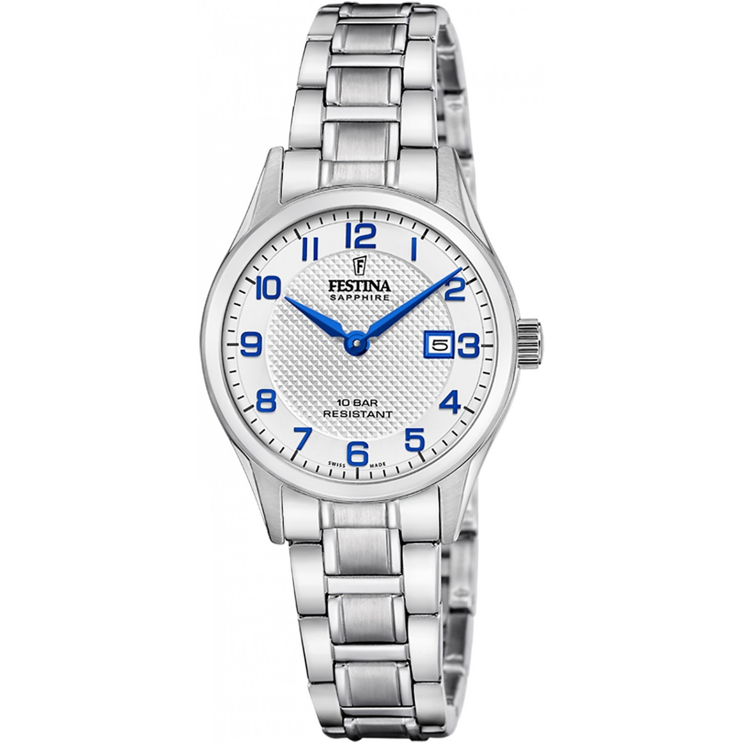 Pánské Hodinky Festina F20068-1 stříbrný náramek