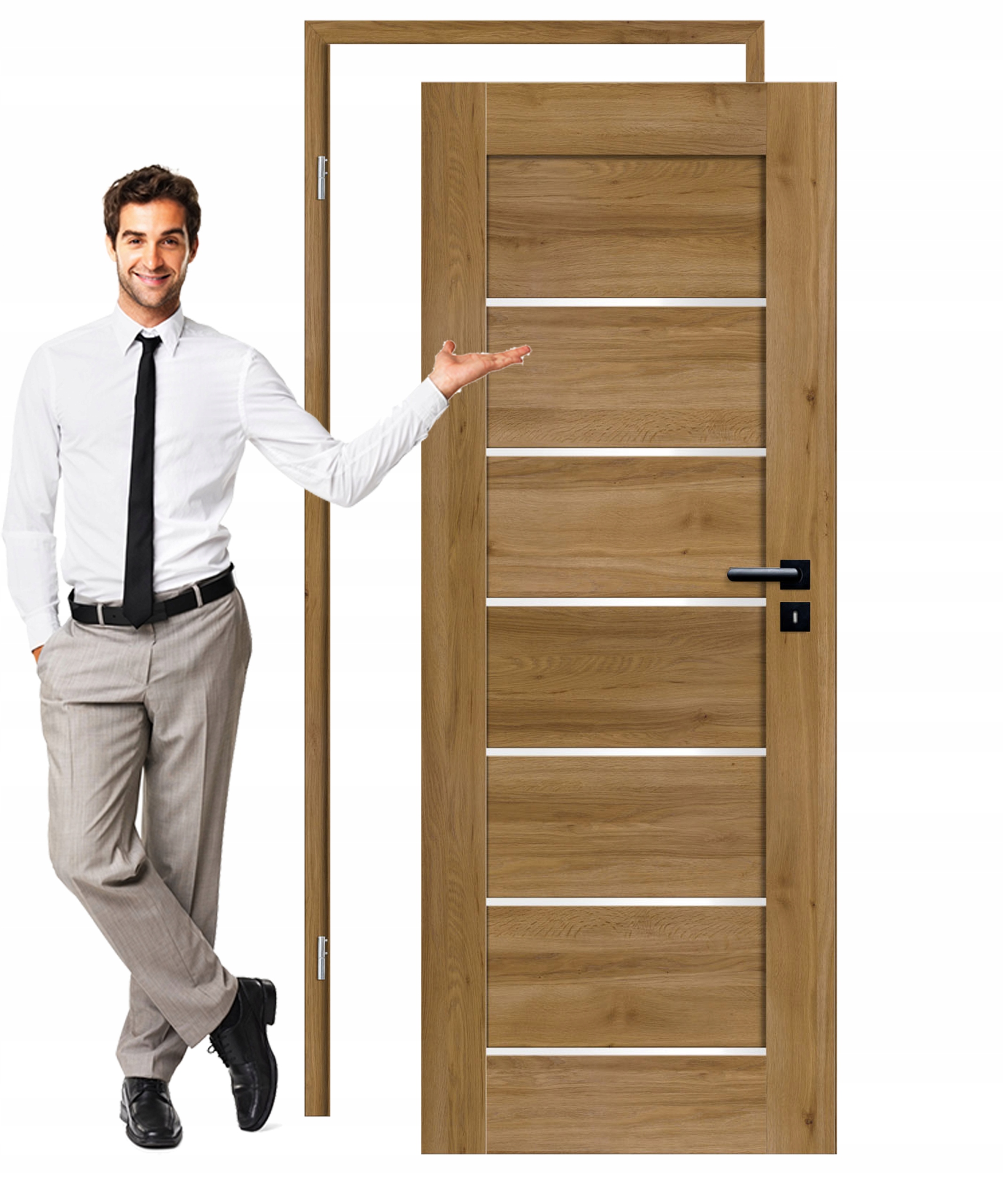 Interiérové dveře pevná zárubeň Milton komplet Ramové