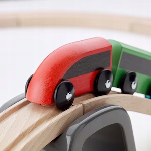 IKEA LILLABO Kolejka drewniana 20 elem wielobarwny Bohater / Bajka brak