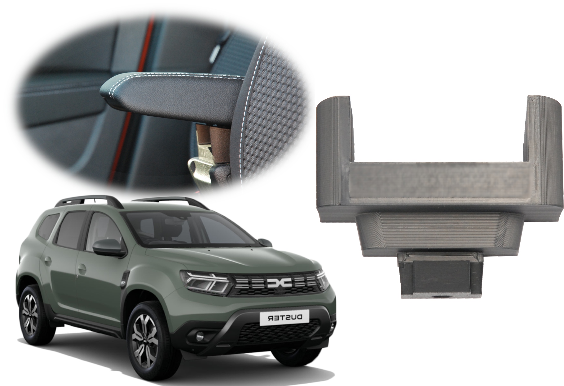 

Wspornik podłokietnika Dacia Duster 2 2022+