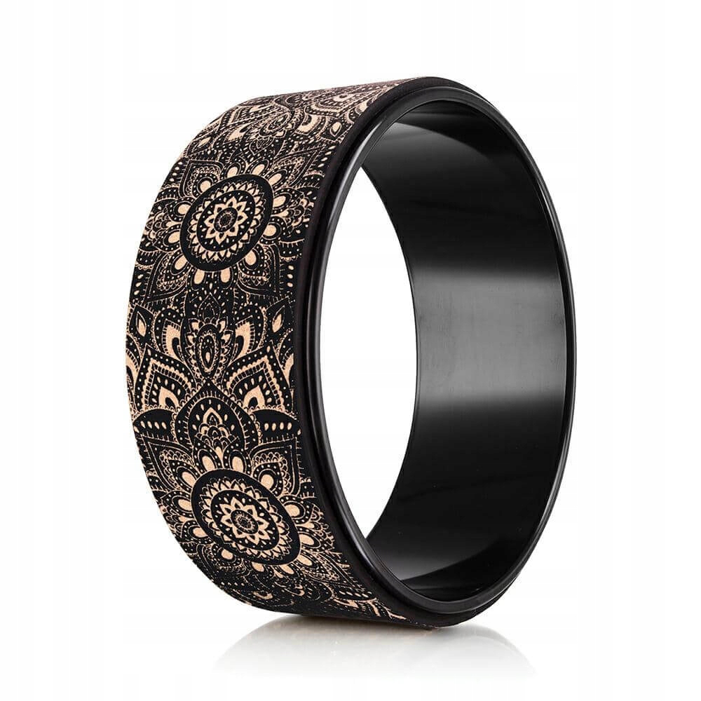 Koło do jogi Yoga Design Lab Mandala Black korek, wsparcie mobilności