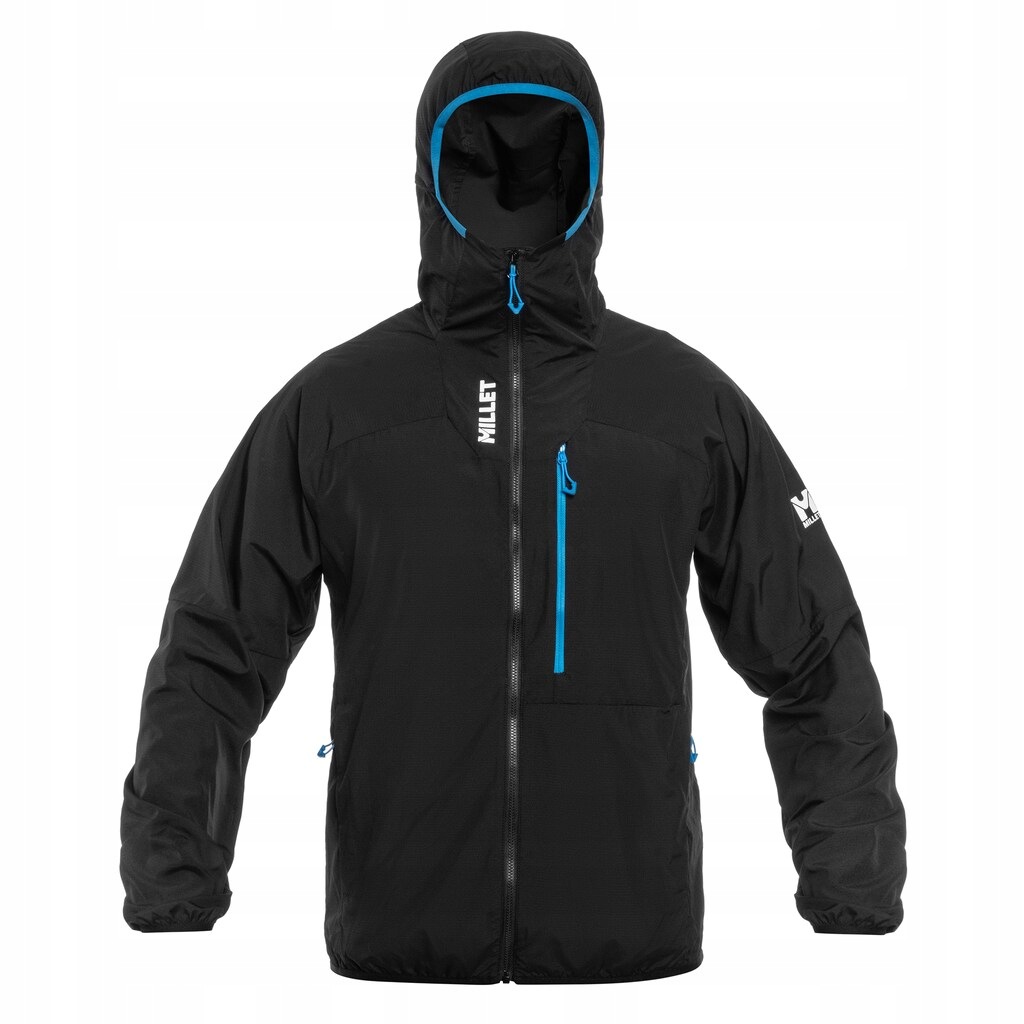 Kurtka męska trekkingowa Millet Softshell Parmelan Windbreaker Black L