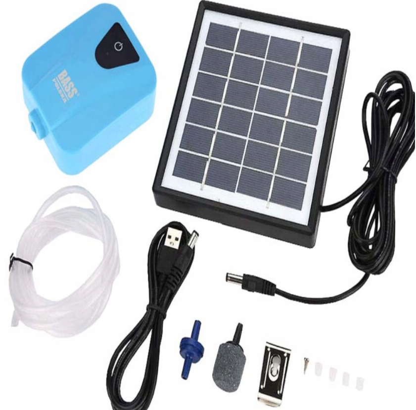 Pompa Do Oczka Wodnego Solarna Pompka Tlenu Napowietrzacz Panel Solar