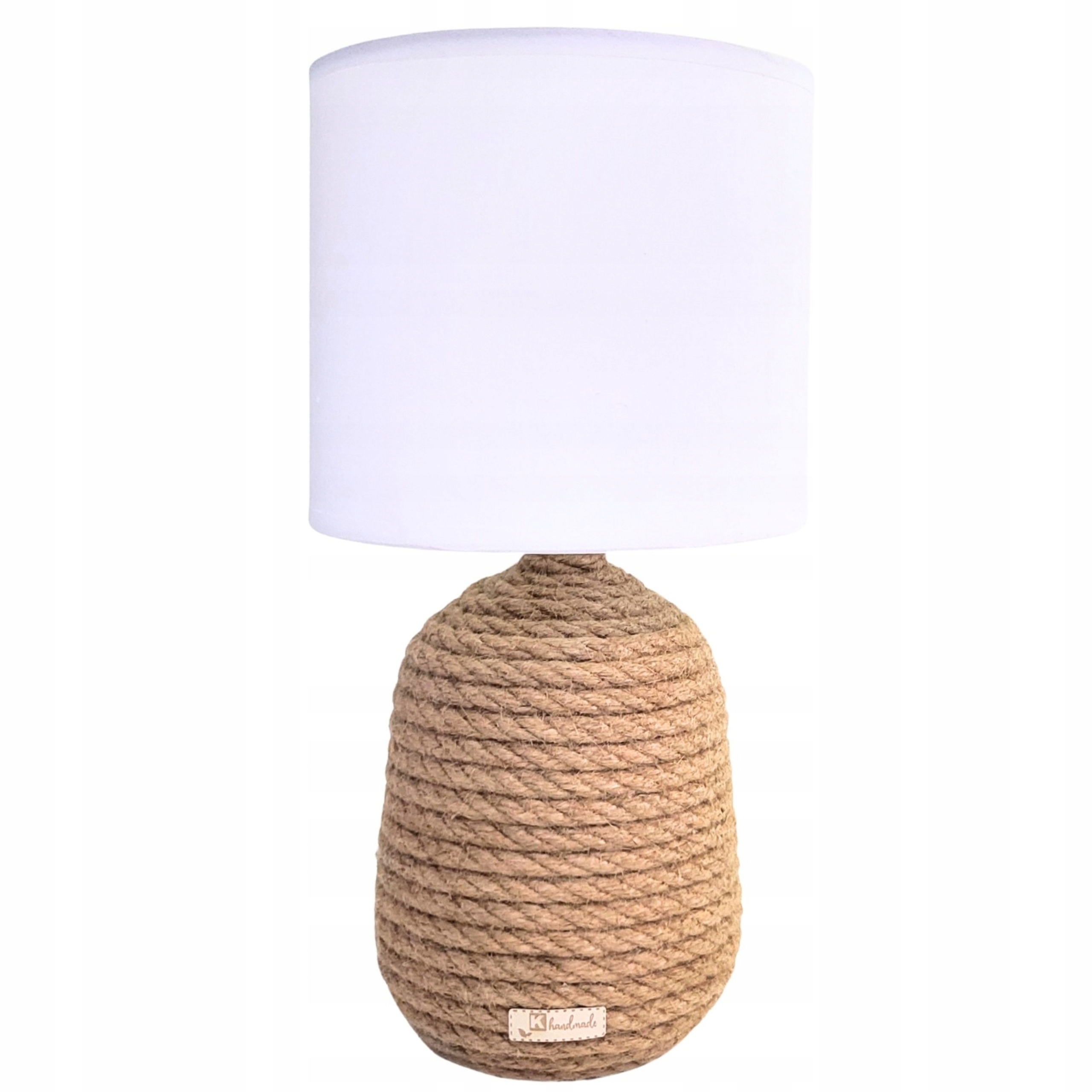 Lampka stołowa Standi 32 h lampa sznurek jutowy styl Boho skandynawski juta