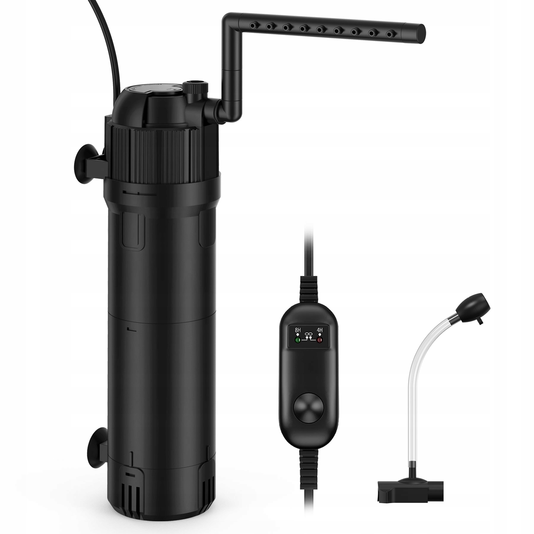 Levně 5 V 1 Vnitřní Filtr S Uv Lampou 800L/H Pro Akvárium Max 300L