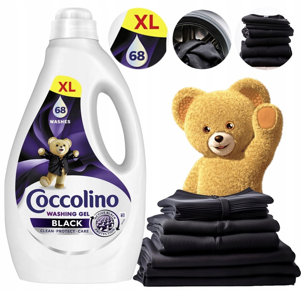 Levně Coccolino Black & Dark XL Gel na praní černých a tmavých tkanin 68 P