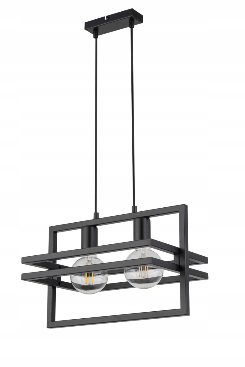 Závesná lampa Sigma Lighting Merci 2 L čierna 2xE27 40,5 cm