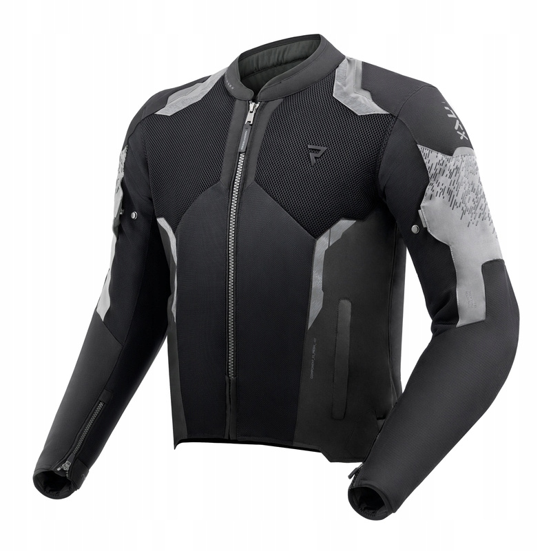 Textilná Motocyklová Bunda Rebelhorn Jax Black Grey Xs