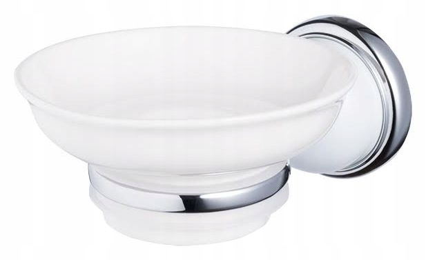 

Mydelniczka do łazienki ścienna wisząca ceramiczna