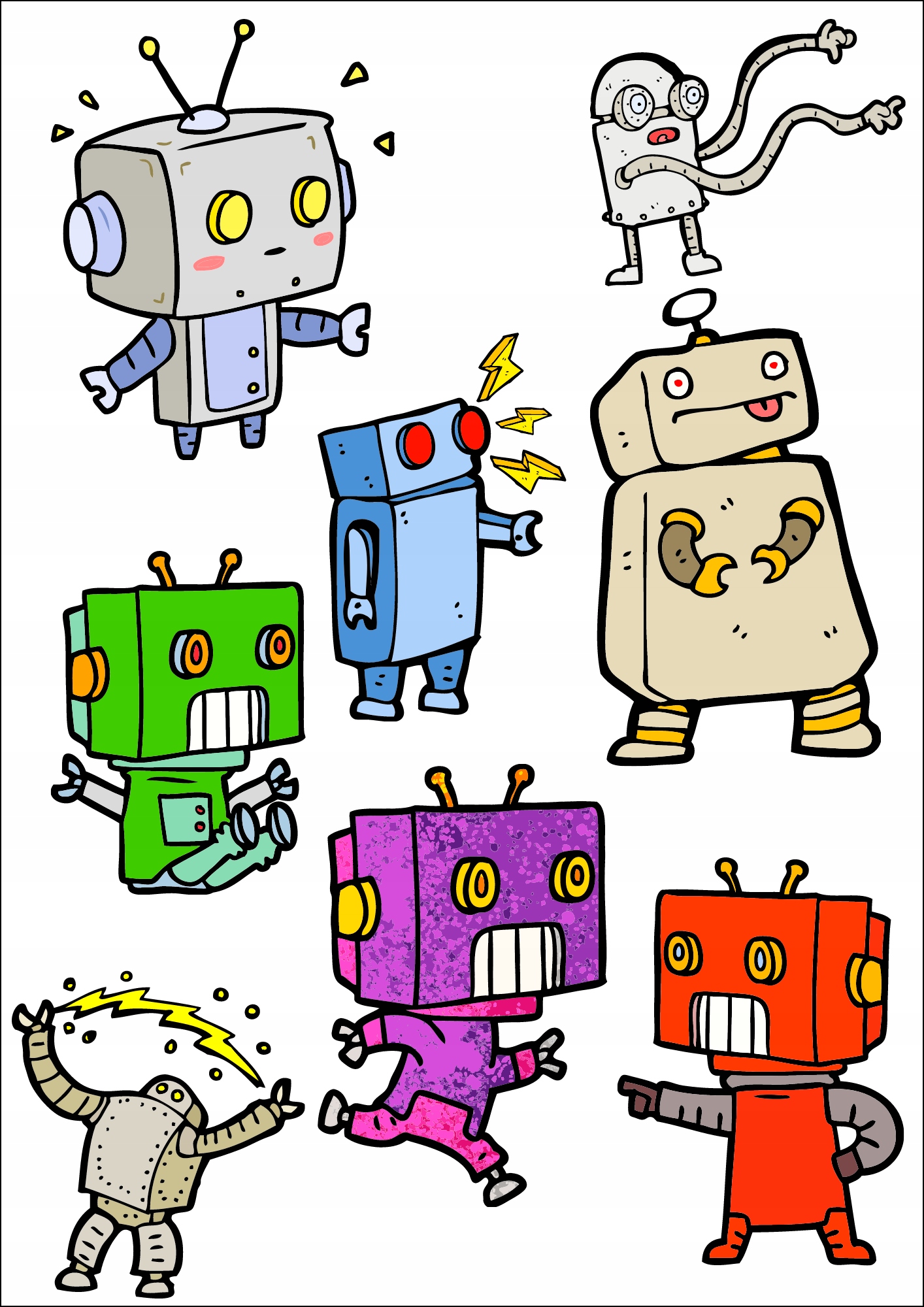 

PK15Z Tatuaże tymczasowe Roboty zmywalne wodne
