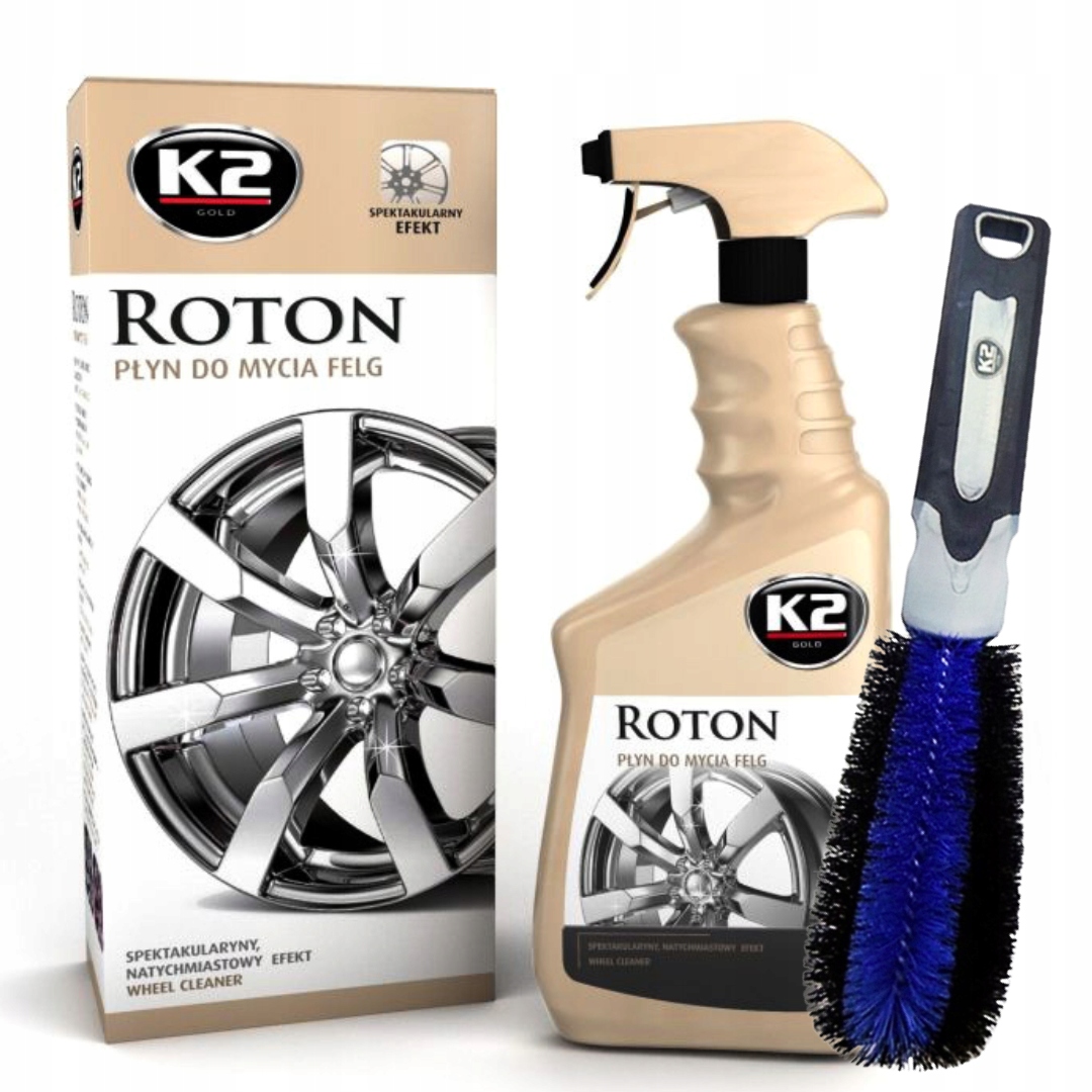 K2 ROTON PŁYN CZYSZCZENIA MYCIA FELG 700ML W SPRAYU MOCNY SILNY PREPARAT