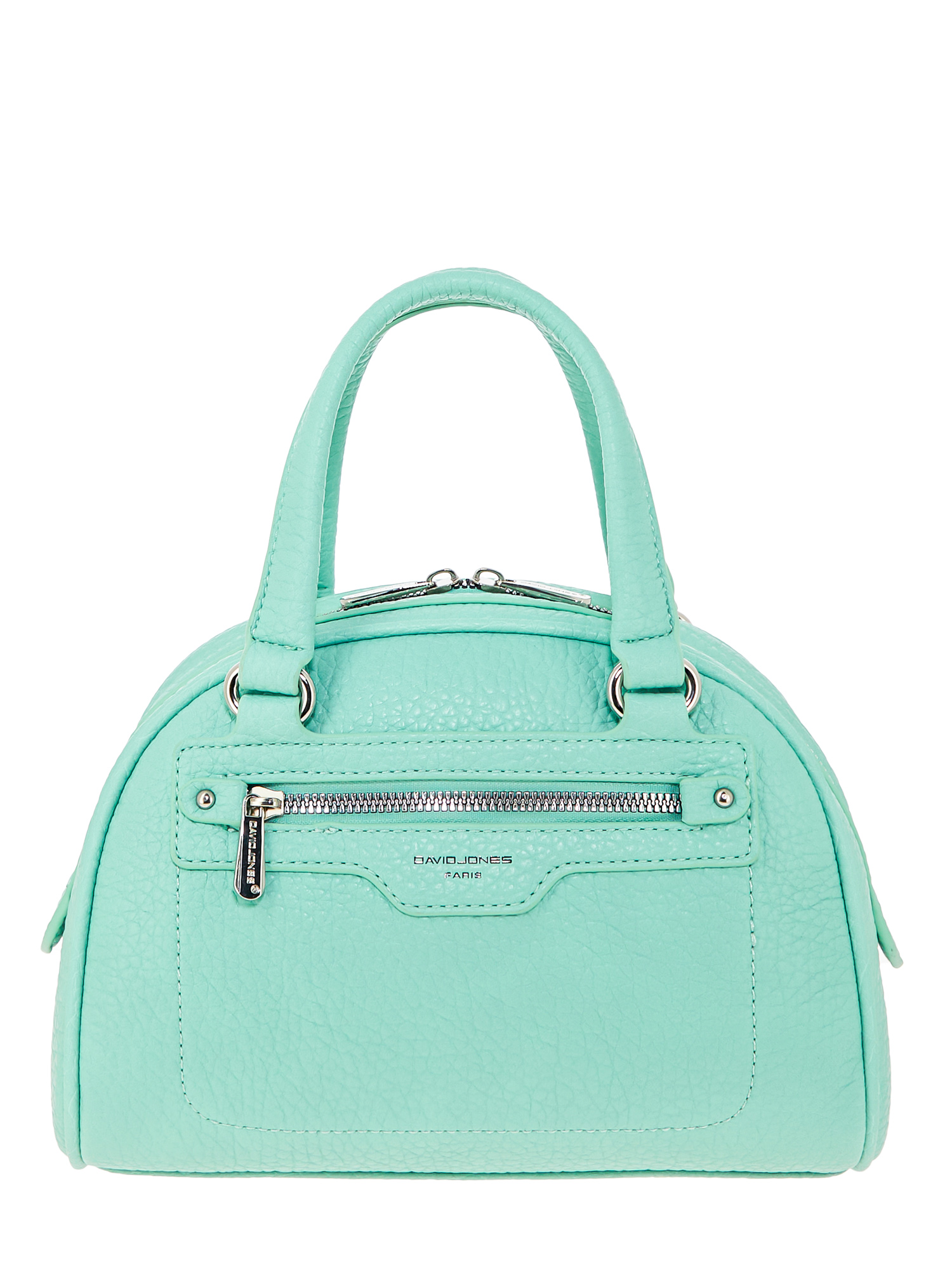 Torebka damska David Jones kuferek mały Kolor zielony