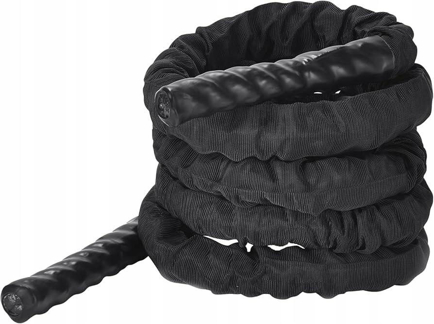 Powrx Battle Rope 3rdzeniowa treningowa lina sportowa 9m crossfit 5mm