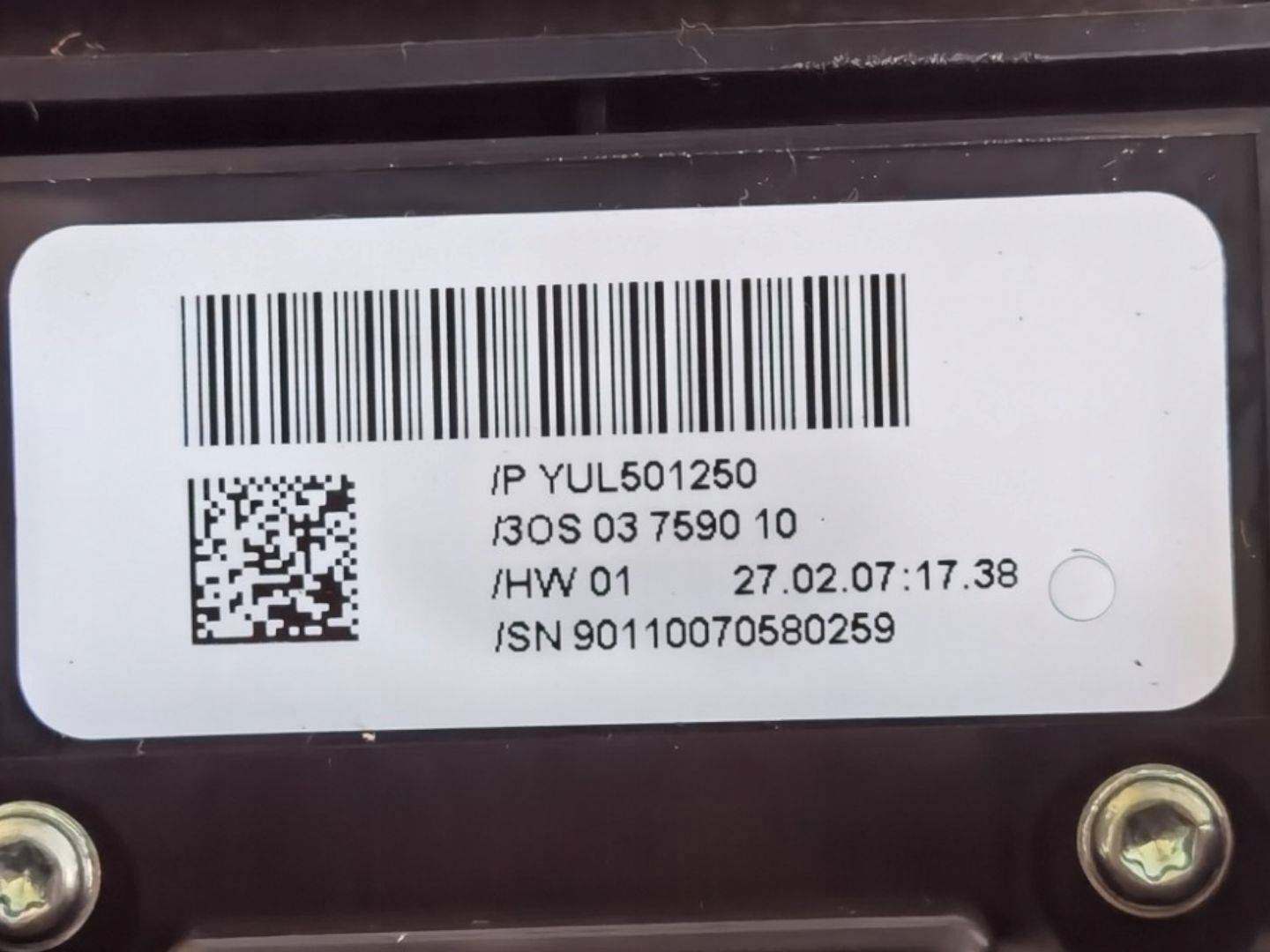 Panel Schalter Land Rover Range Rover 3 facelift L322 2007 YUL501250