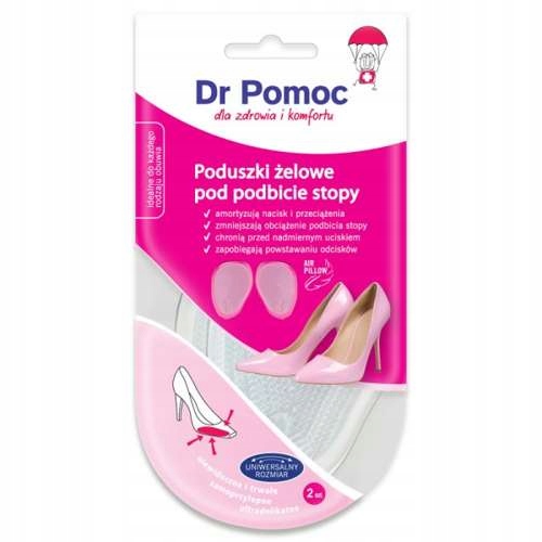 

Poduszki Żelowe Pod Podbicie Stopy 2SZT. Dr Pomoc
