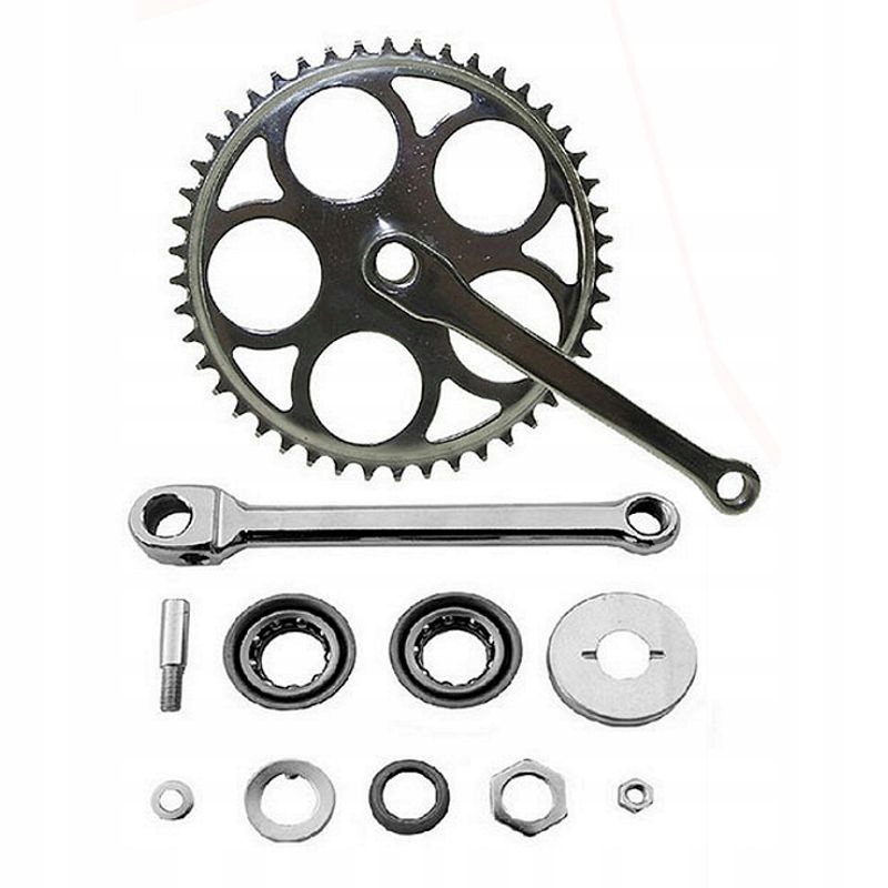 Mechanizm korbowy na Klin 46z, korba 170mm Suport do Wigry, Jubilat itp.