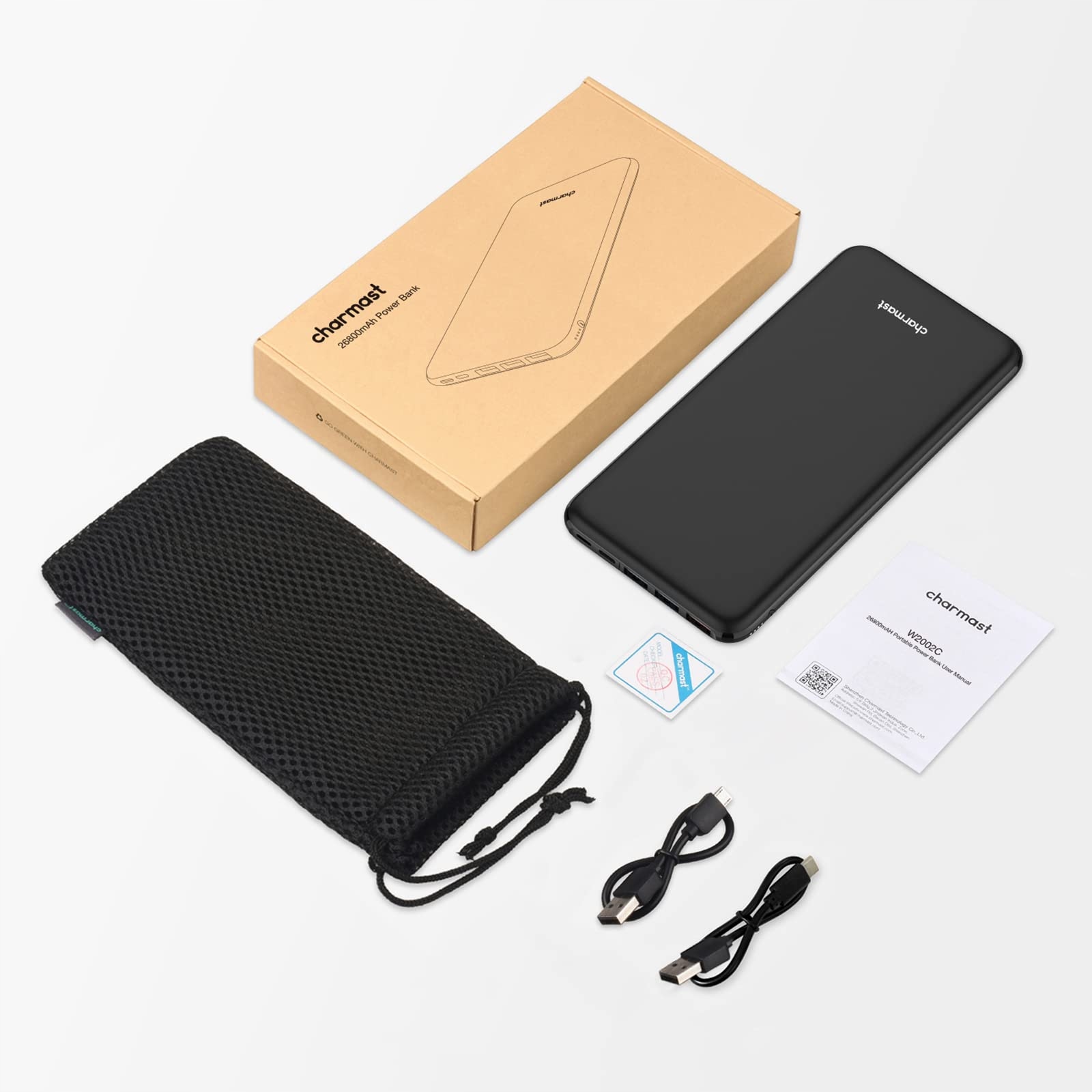 Charmast Przenośna Ładowarka Power Bank 26800mAh — miniatura 7