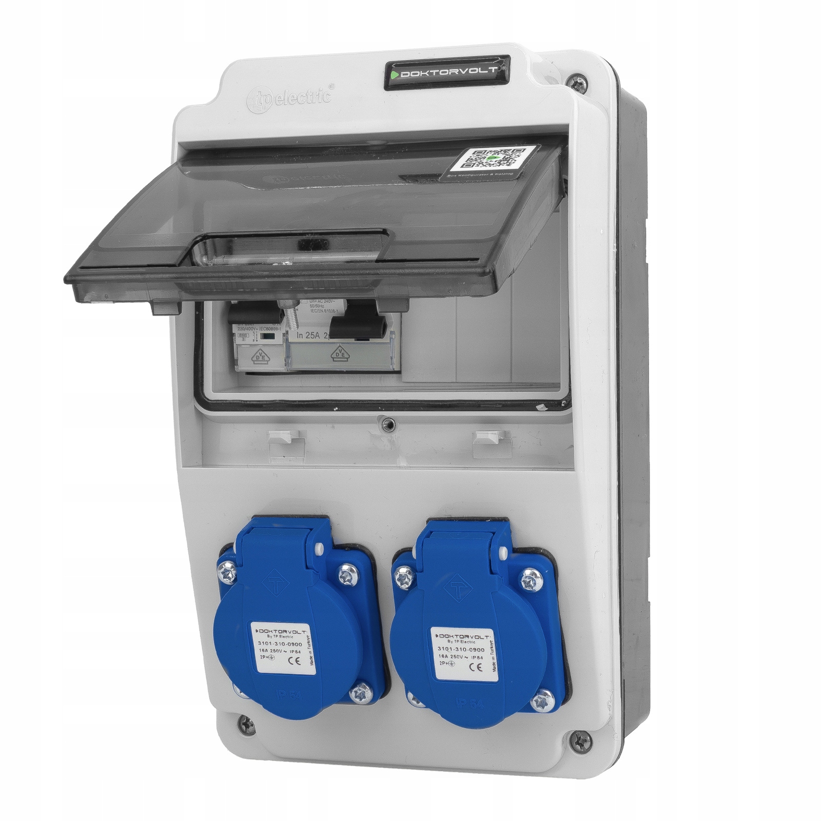 Stavební Rozvaděč 2X230V 16A Xs Chráněný Elektrickým Rozvaděčem