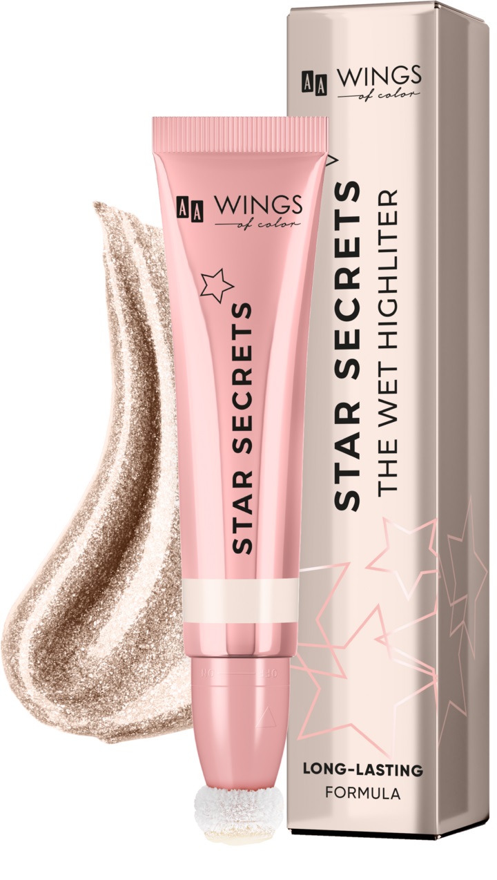 Aa Wings Star Secrets The Wet Highlighter Kremowy Rozświetlacz Pieczonka