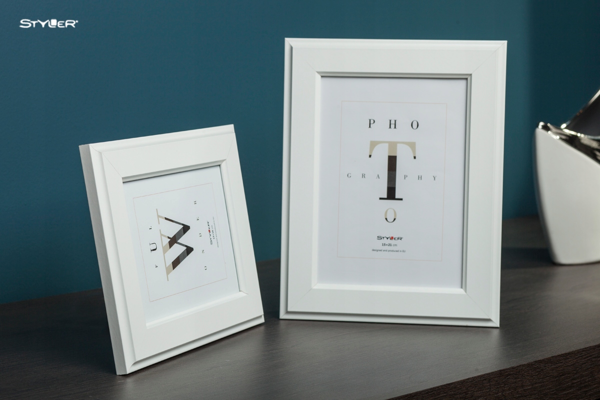 Ramka 10x15 Styler Malmo AF biały Marka Styler