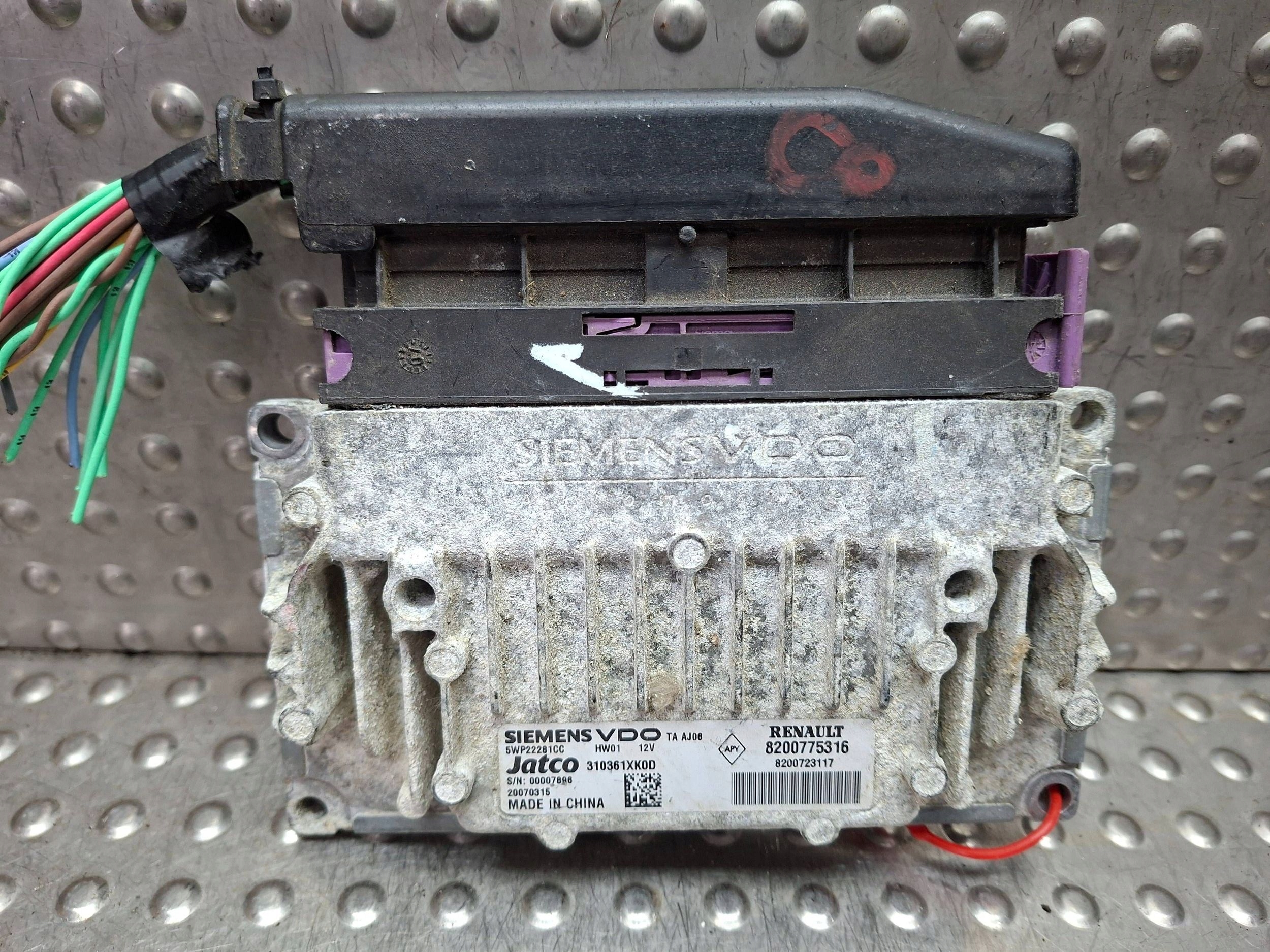control unit gearboxes 5WP22281CC 8200775316 310361KK0D Renault Laguna III 2.0