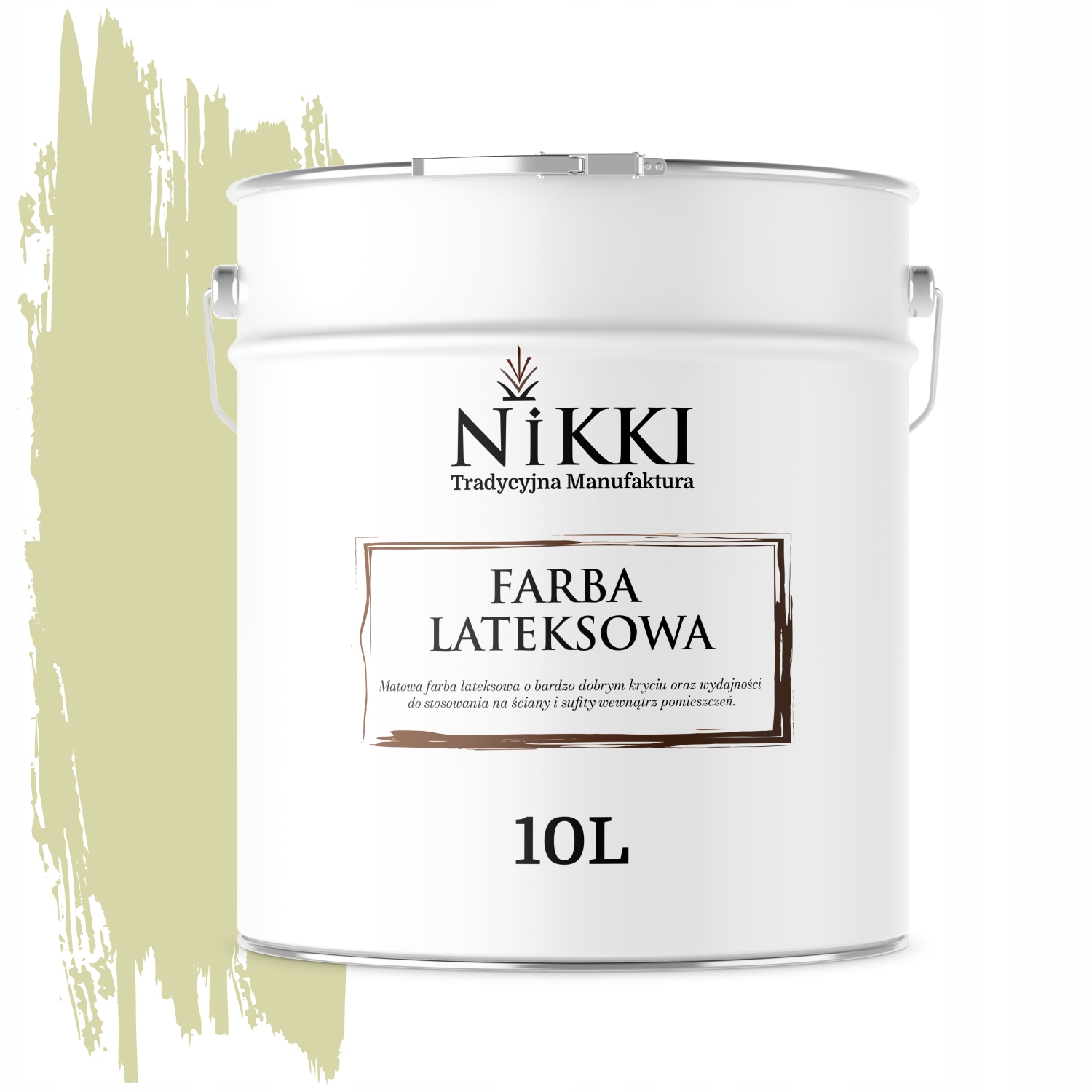 Latexová Farba Na Steny, Hráškovo Zelená Svetlá H2464 10L Matná