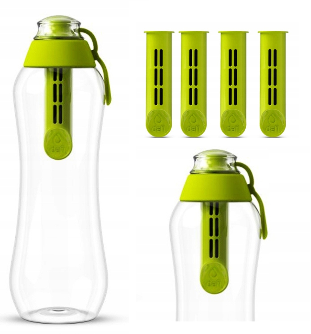 BUTELKA FILTRUJĄCA DO WODY 0,3L DAFI + 4 FILTRY