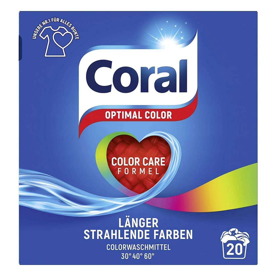 

Proszek do prania kolorów Coral 1,4 kg