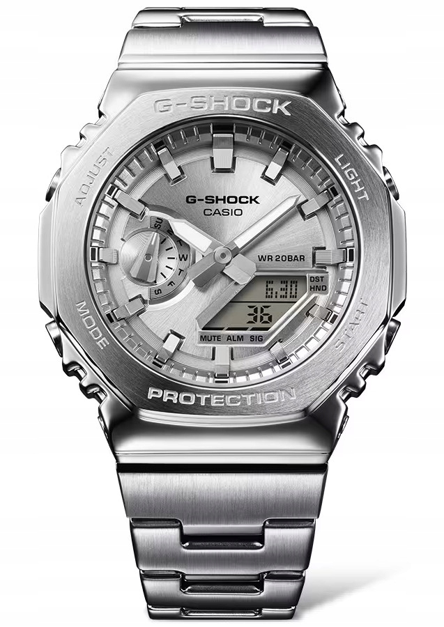 Ocelové pánské hodinky Casio G-shock GM-2110D Gwar.3+3L Zibi Gravírování