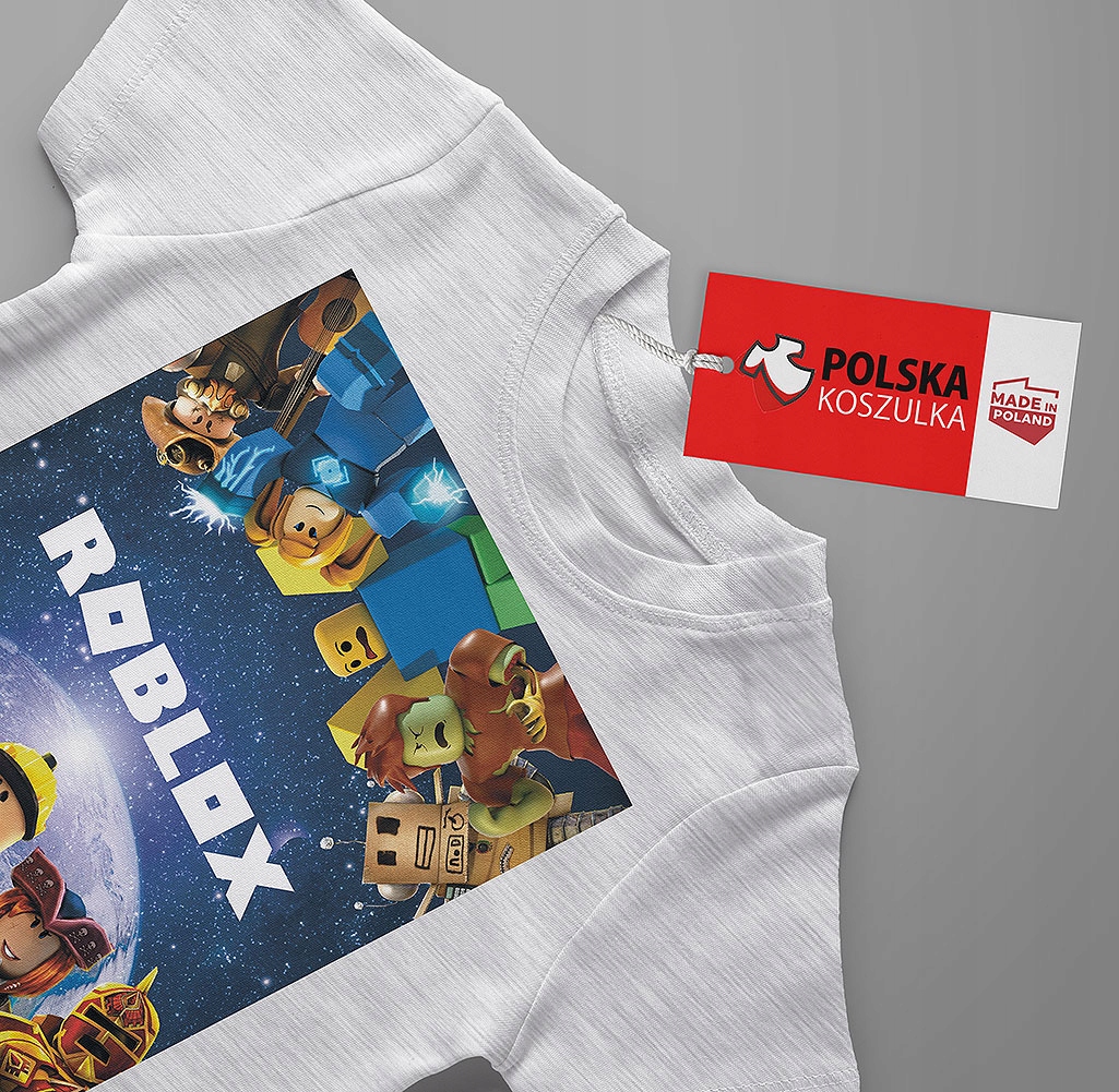 T-SHIRT KOSZULKA DLA DZIECKA ROBLOX 140 SUPER JAKOŚĆ Tematyka, motyw Bluzaka Z Krótkim Rękawem Na WF Sportowa Młodzieżowa Z Nadrukiem Wzory Dziecięca Dla Chłopaca Dziewczynki Prezent