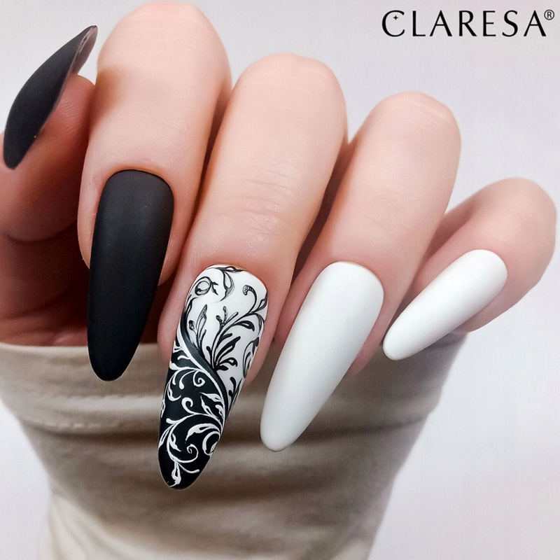 Claresa Lakier Hybrydowy Do Paznokci Biały White nr 1000 5ml UV LED Marka Claresa