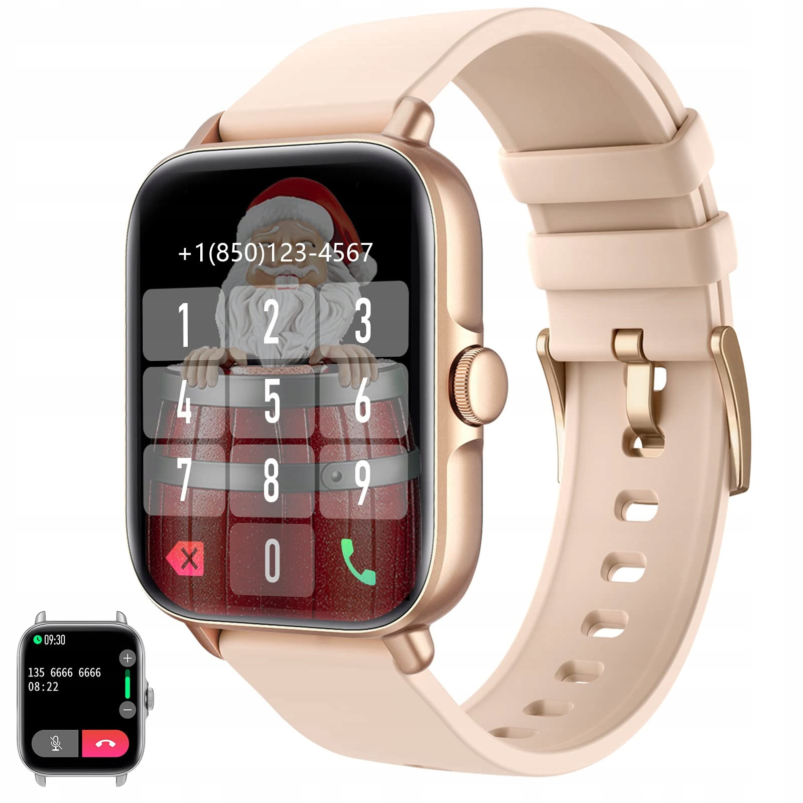 ZEGAREK SPORTOWY INTELIGENTNE Y20GTA SMARTWATCH Kształt koperty prostokątna