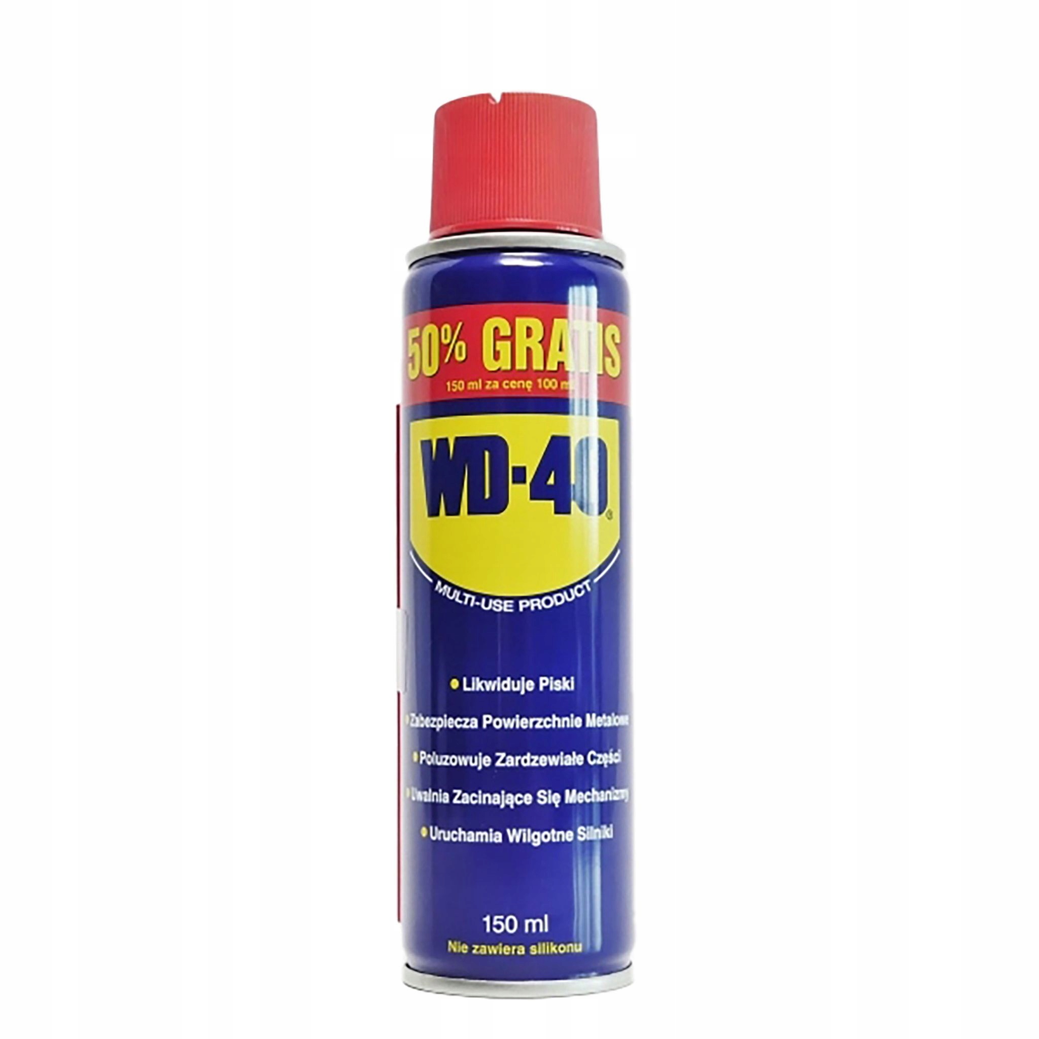 WD-40 150 ml Preparat Wielofunkcyjny Smar w Sprayu Czyszczenie Ochrona