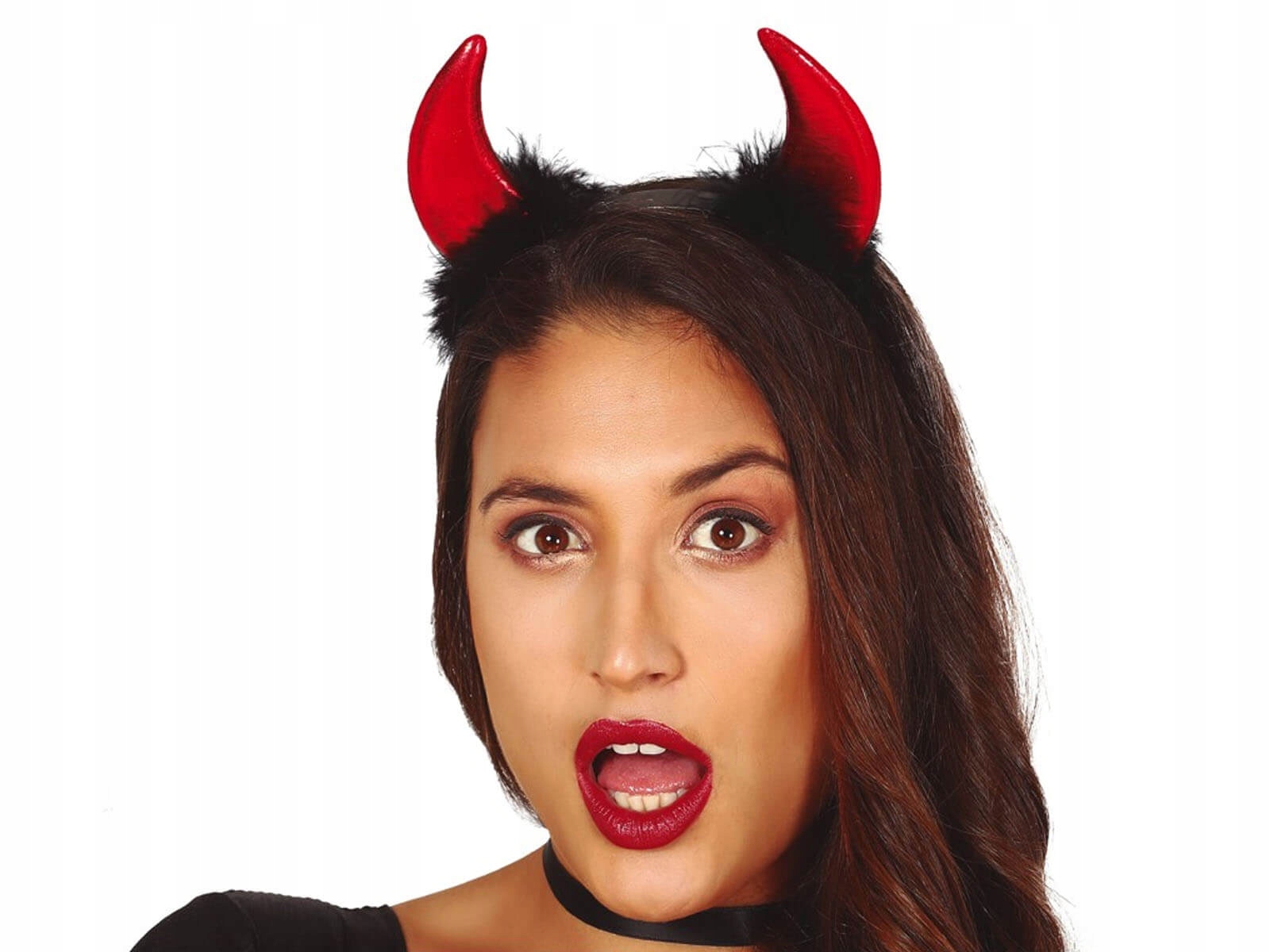 Rogi diablicy demona Przebranie Halloween