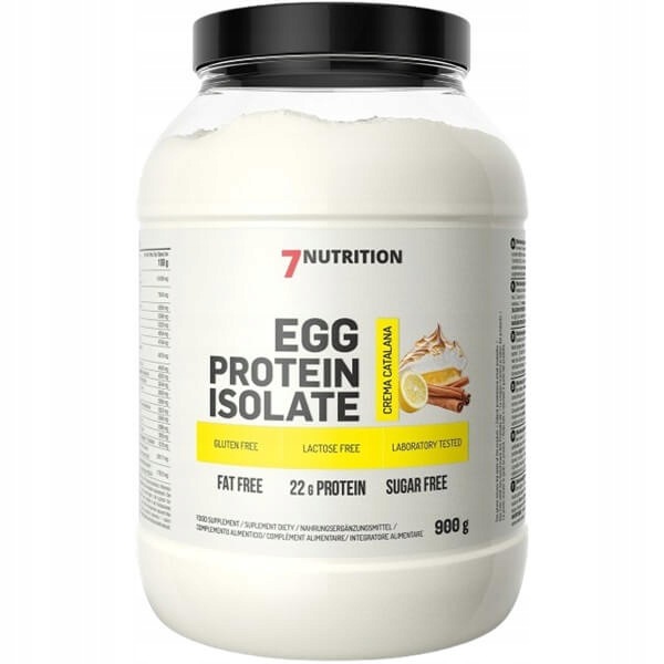 7Nutrition Egg Protein Isolate vaječný bílek izolát 900 g Crema Catalana