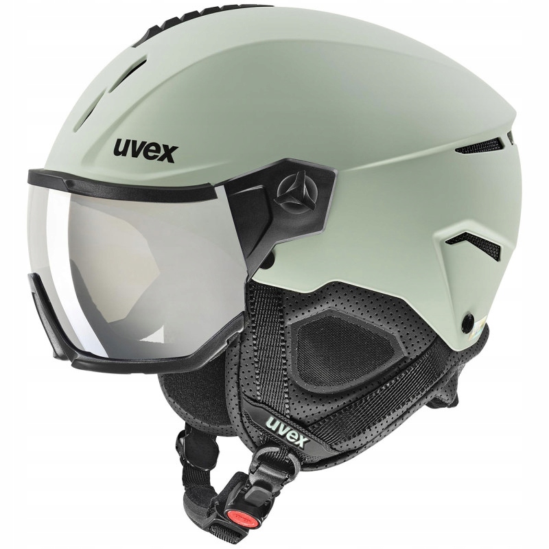 Uvex Přilba Instinct Visor lyžařská zelená oxid mat 59-61 cm