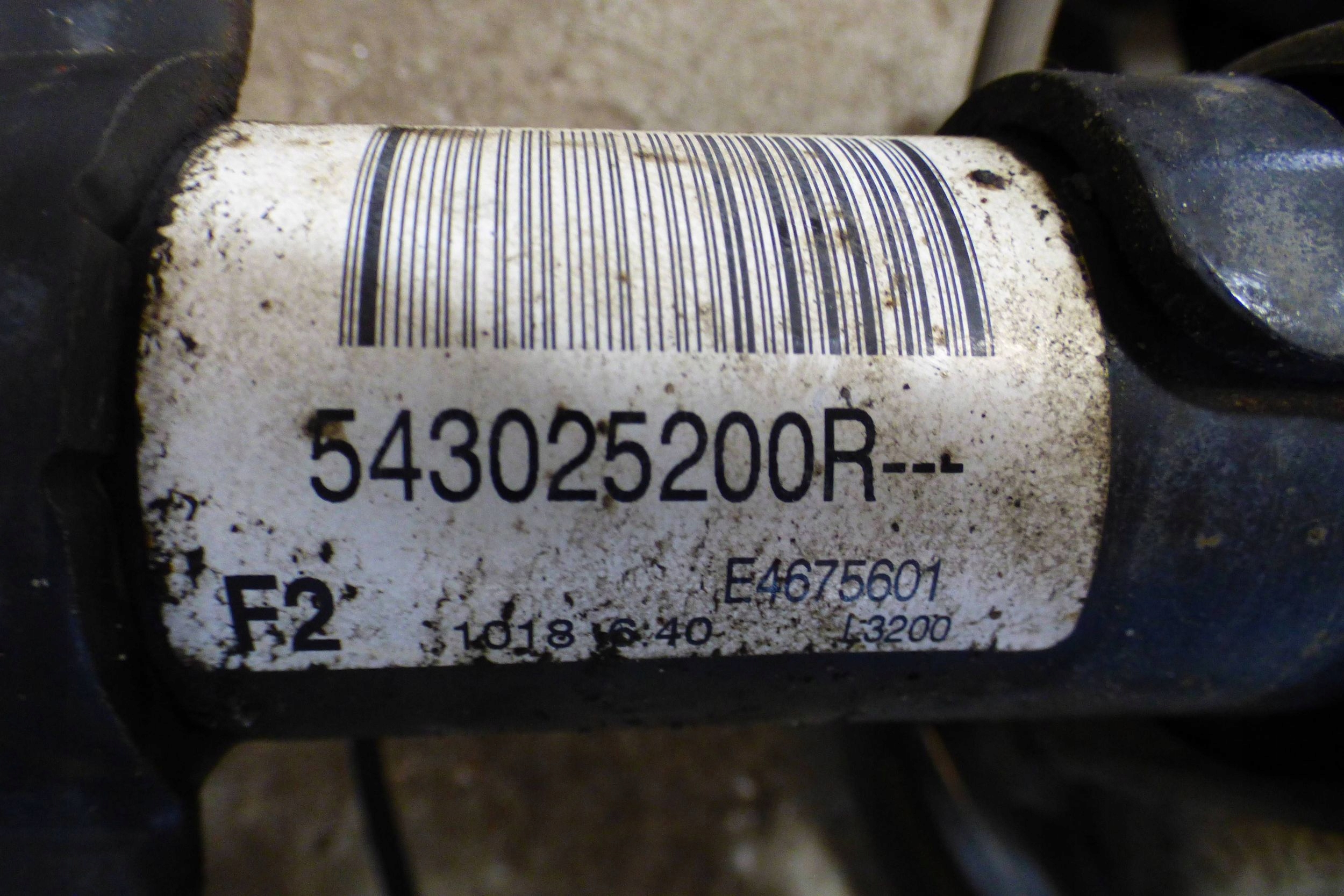 Renault Megane IV 1.6DCI McPherson shock absorber swing left 543025200R
