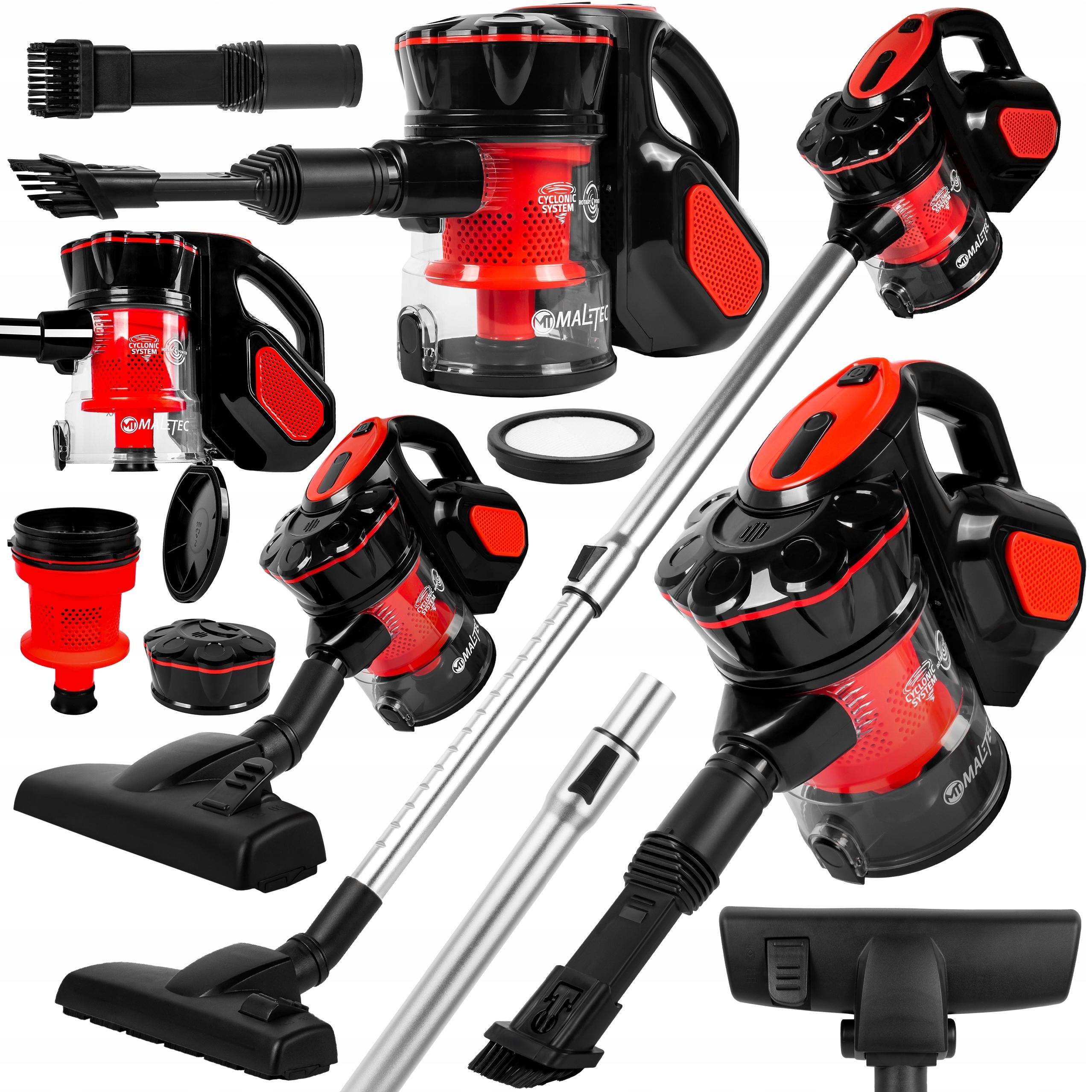 Odkurzacz Ręczny Pionowy Cyklonowy Bezworkowy 600W 5W1 Mały Mocny Lekki