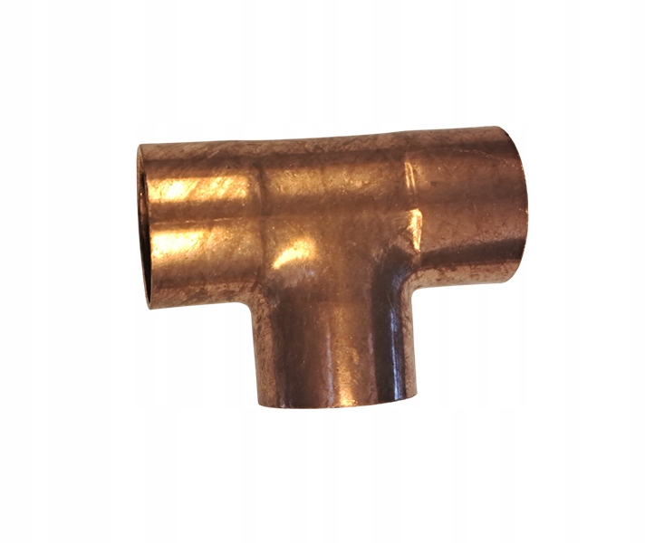 Trójnik 28 mm miedż