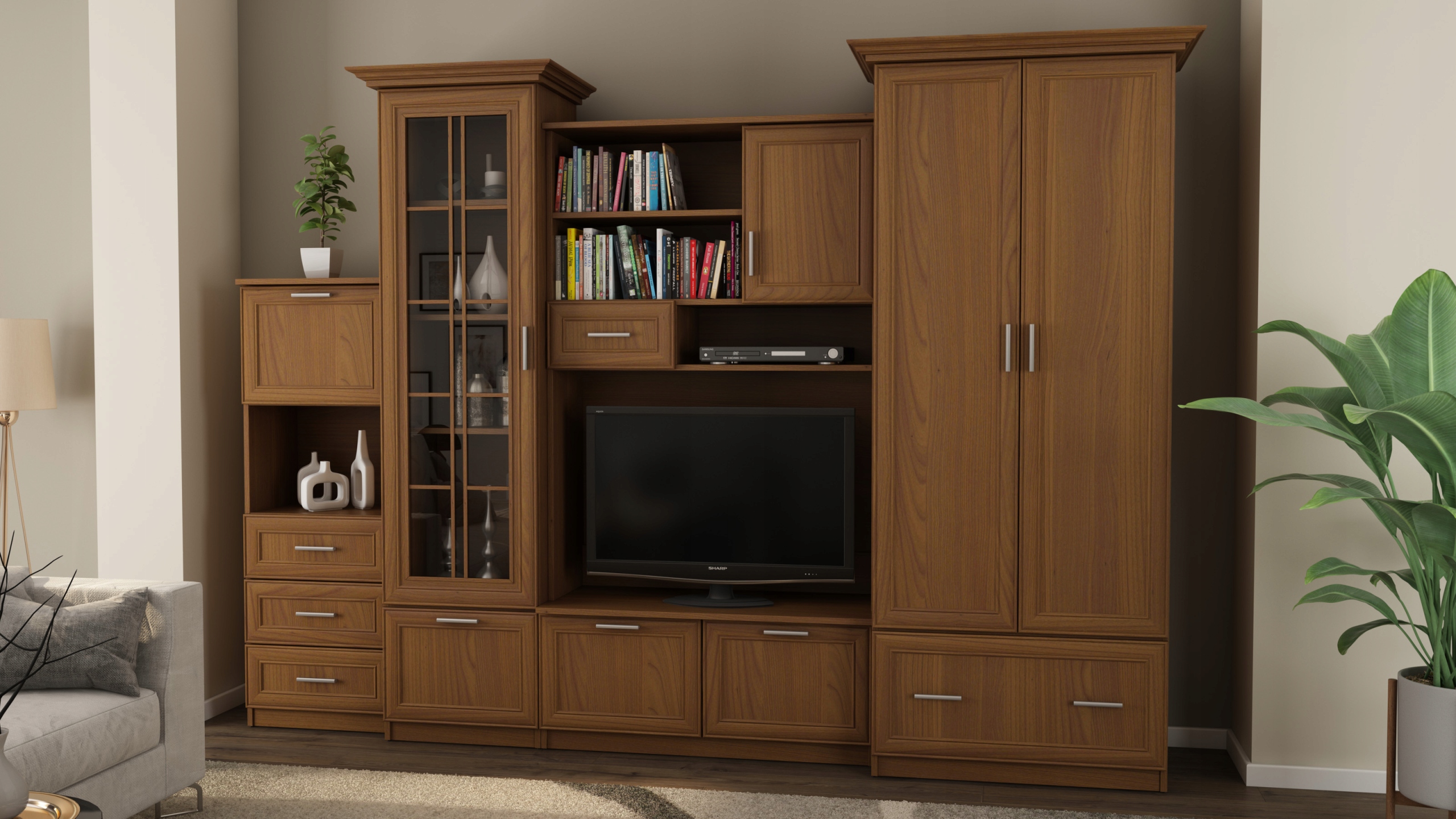 Meblościanka Milo Meble do Salonu Wykończenie inne