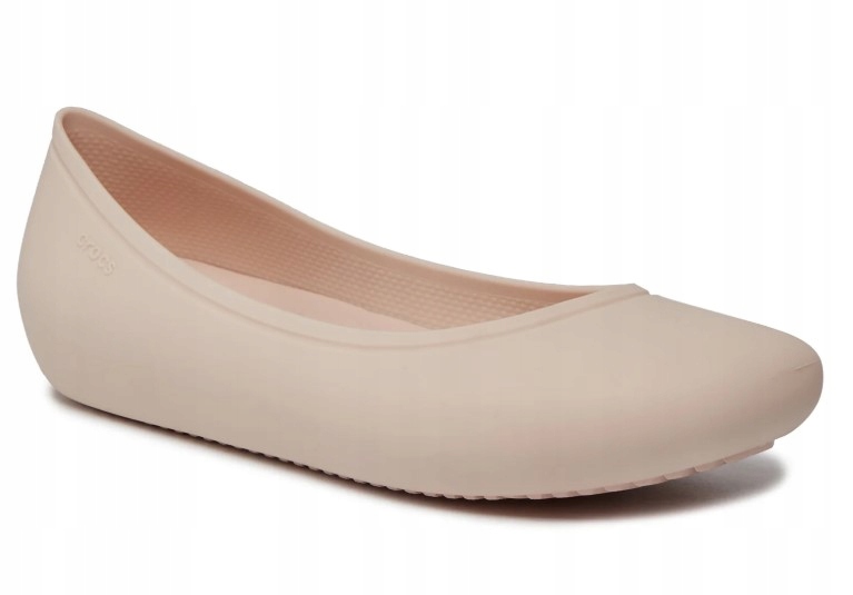 Crocs Brooklyn Flat Gumové Baleríny Klasické Hladké S Logem 33-34 6DA