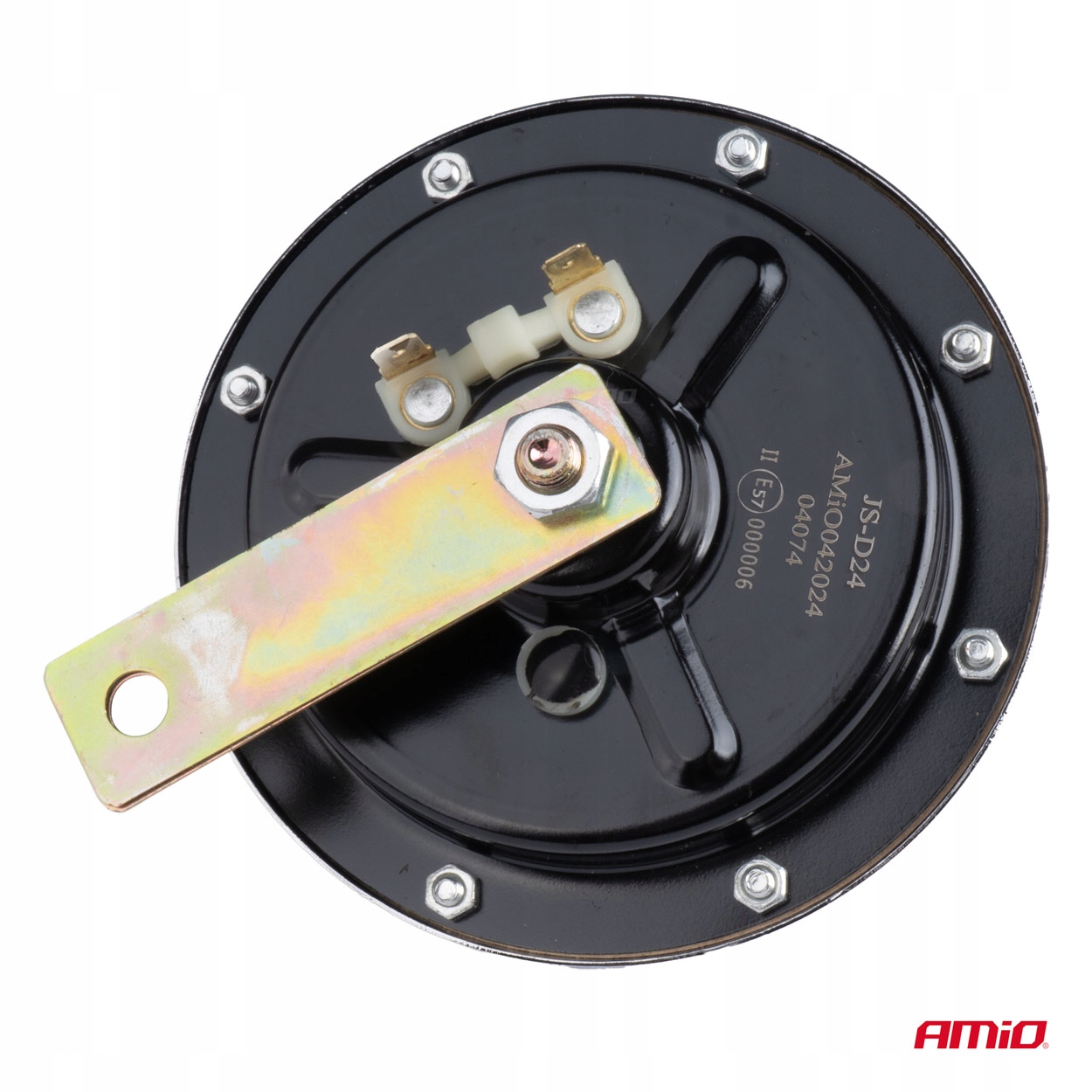 Klakson sygnał dźwiękowy chrom 125 mm 12V AMIO-04074 Numer katalogowy części 04074