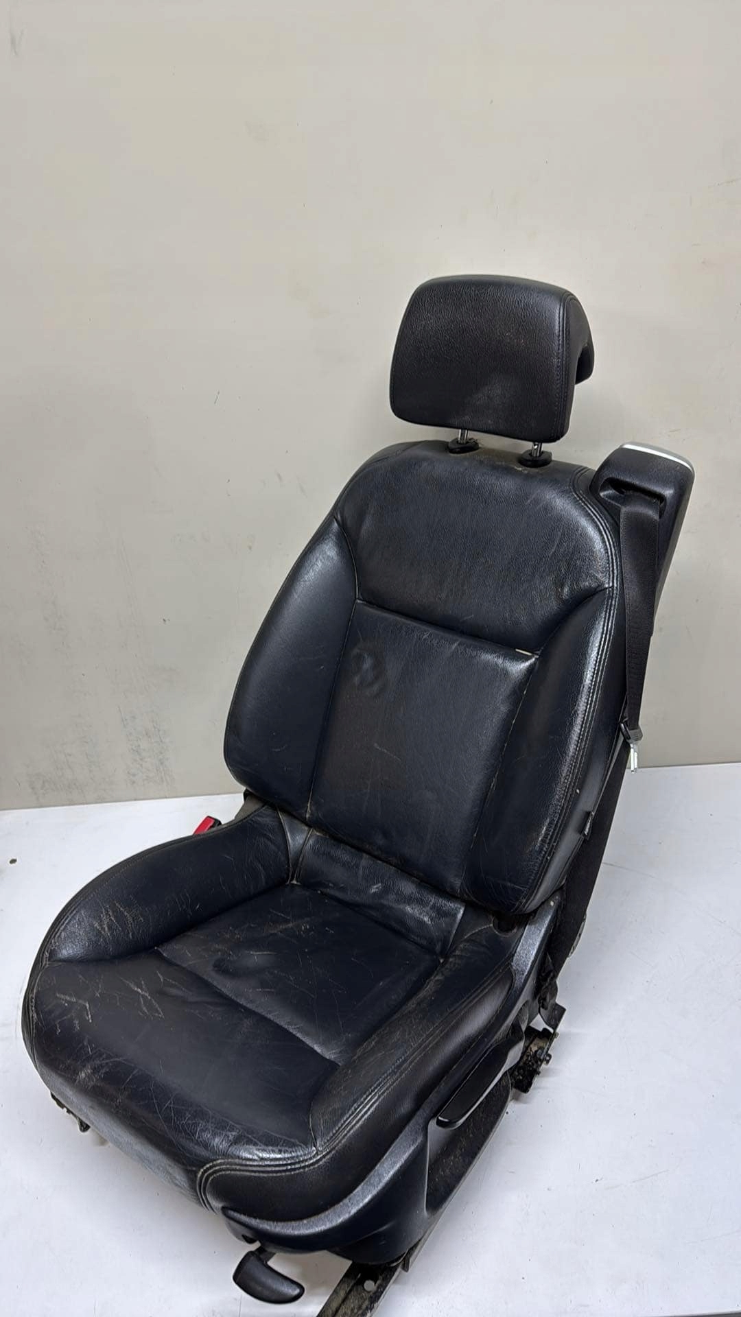 seat left CABRIO driver´s SAAB 9-3 II 93 black leather