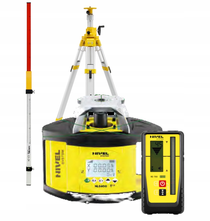 Niwelator laserowy zielony Nivel System NL540G DIGITAL 500 m IP54 + Statyw