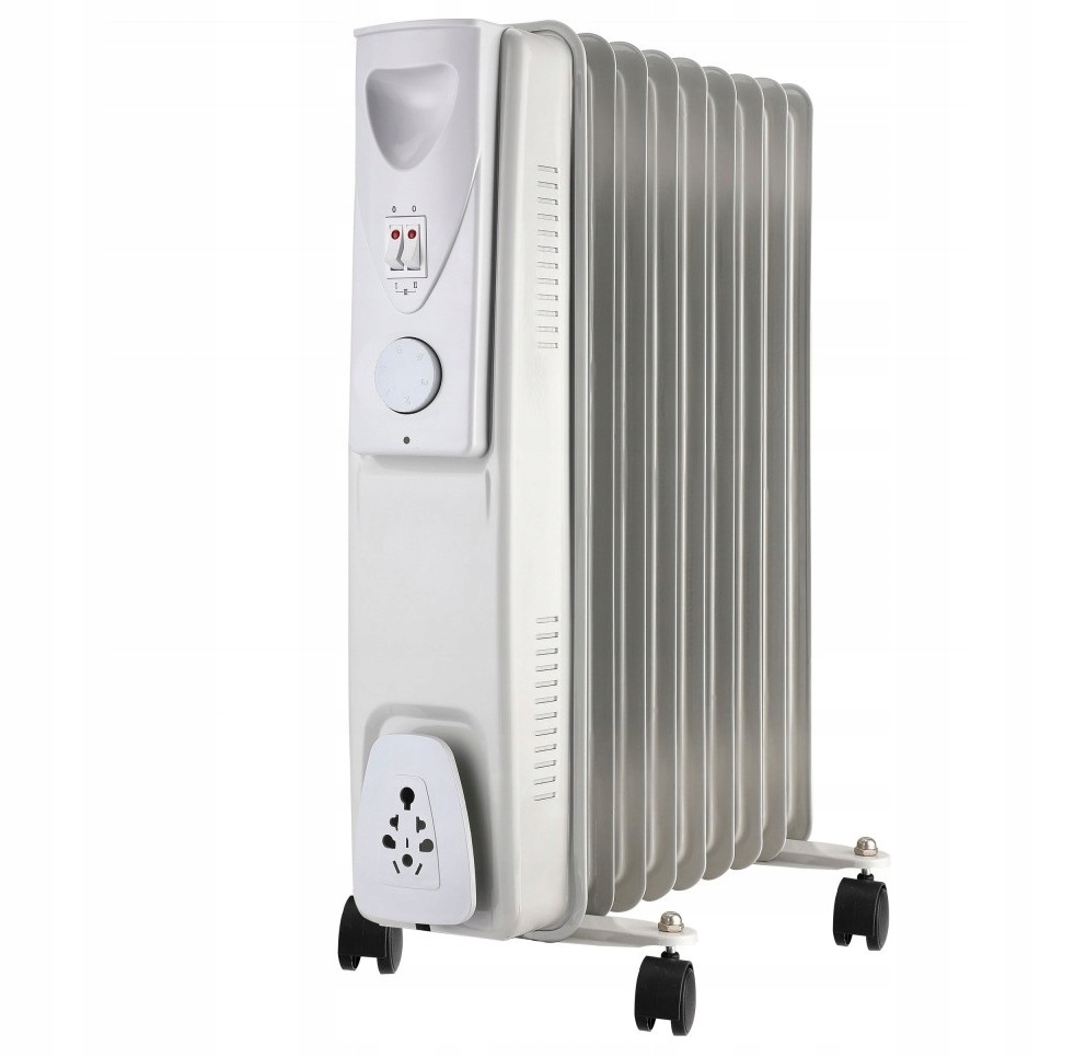 2000w Comfort 9 Rebrík Elektrický olejový radiátor