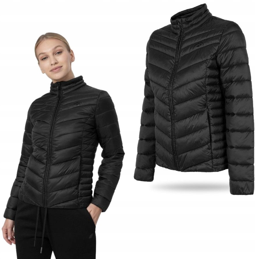 Kurtka Damska 4F Puchowa Pikowana Wiosenna Ciepła