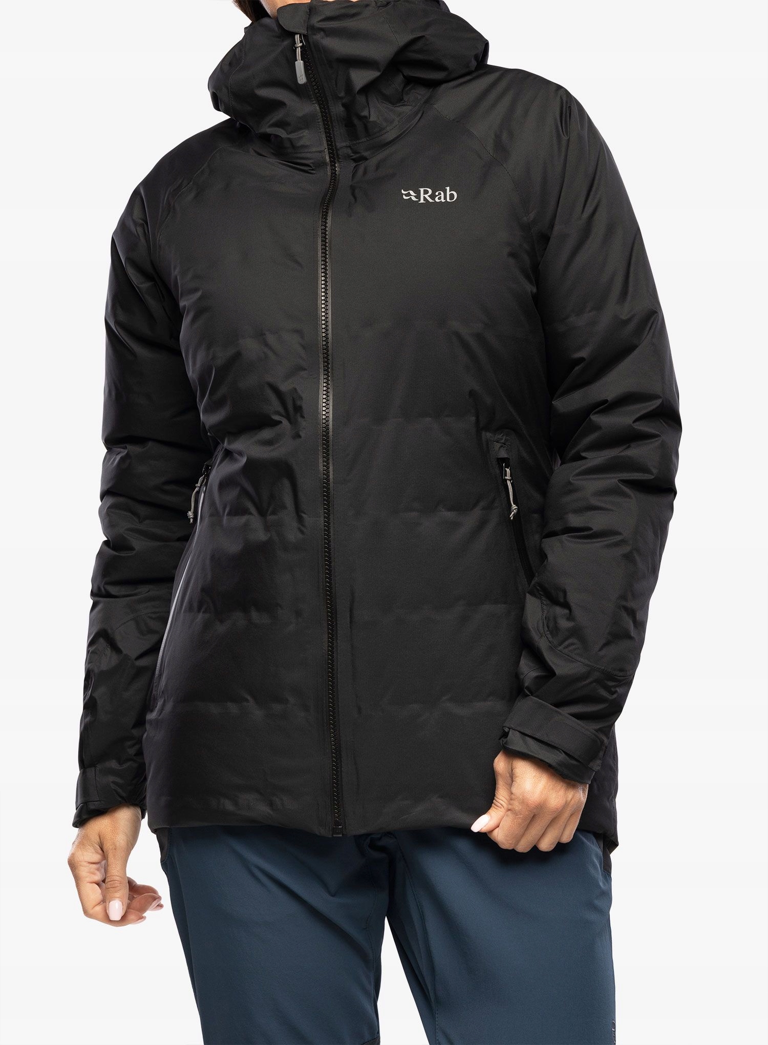 Dámská péřová bunda Rab Valiance Jacket černá L